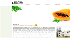 Desktop Screenshot of papainindia.com